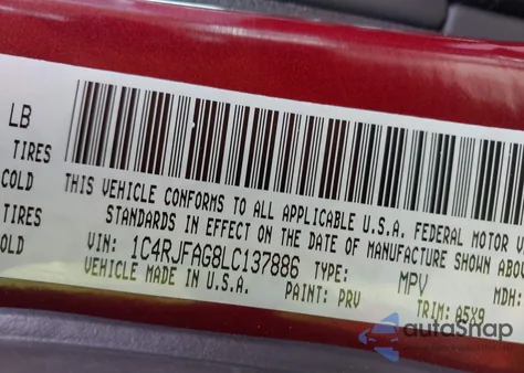 2020 Jeep Grand Cherokee Laredo E 4X4 z USA, uszkodzony, nr VIN 1C4RJFAG8LC137886